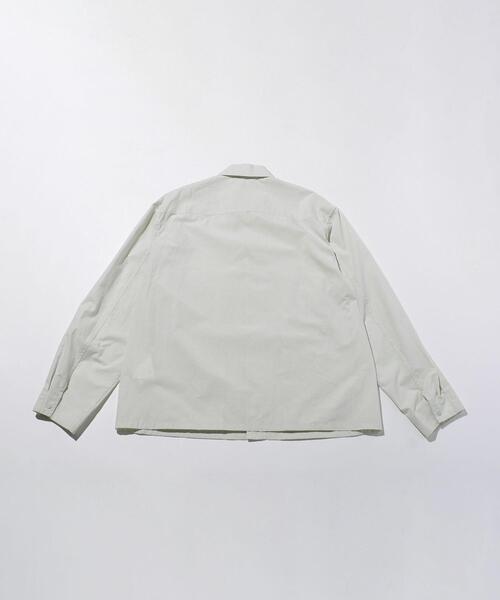 ATELIER BETON（アトリエベトン）の「＜ATELIER BETON(アトリエべトン)＞11 SHT BLSN/ シャツ ブルゾン（シャツ/ブラウス・メンズ・ライトグレー・4/3）」の7枚目の写真