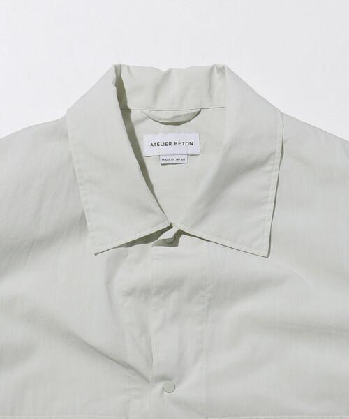 ATELIER BETON（アトリエベトン）の「＜ATELIER BETON(アトリエべトン)＞11 SHT BLSN/ シャツ ブルゾン（シャツ/ブラウス・メンズ・ライトグレー・4/3）」の5枚目の写真