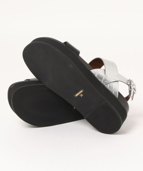 ROSE BUD（ローズバッド）の「スポーツサンダル（サンダル・レディース・ブラック/シルバー・36/38/37）」の4枚目の写真