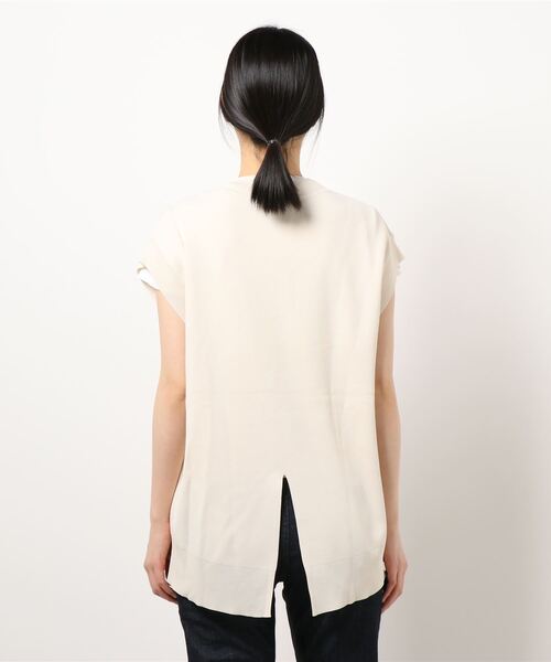 LE FOYER（ルフォワイエ）の「【一部カラーセットアップ展開】ニットベスト（ニット/セーター・レディース・アイボリー/ブラック/グレー・38）」の5枚目の写真