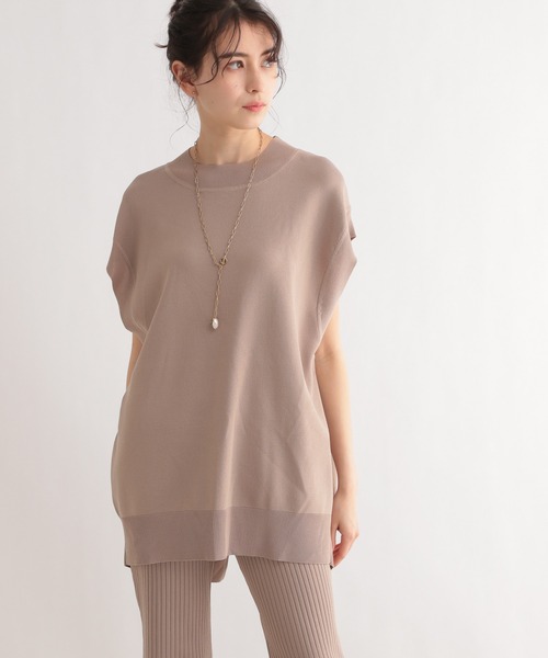 LE FOYER（ルフォワイエ）の「【一部カラーセットアップ展開】ニットベスト（ニット/セーター・レディース・アイボリー/ブラック/グレー・38）」の3枚目の写真