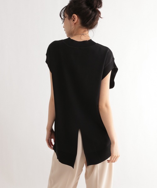 LE FOYER（ルフォワイエ）の「【一部カラーセットアップ展開】ニットベスト（ニット/セーター・レディース・アイボリー/ブラック/グレー・38）」の2枚目の写真