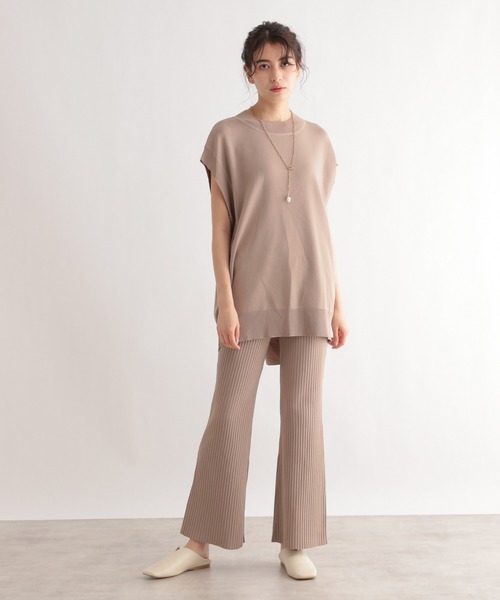 LE FOYER（ルフォワイエ）の「【一部カラーセットアップ展開】ニットベスト（ニット/セーター・レディース・アイボリー/ブラック/グレー・38）」の6枚目の写真