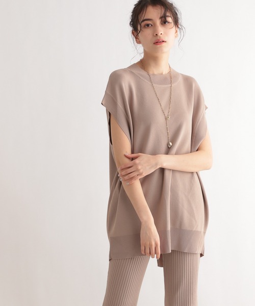 LE FOYER（ルフォワイエ）の「【一部カラーセットアップ展開】ニットベスト（ニット/セーター・レディース・アイボリー/ブラック/グレー・38）」の13枚目の写真