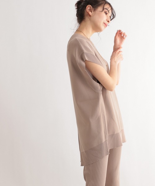 LE FOYER（ルフォワイエ）の「【一部カラーセットアップ展開】ニットベスト（ニット/セーター・レディース・アイボリー/ブラック/グレー・38）」の14枚目の写真