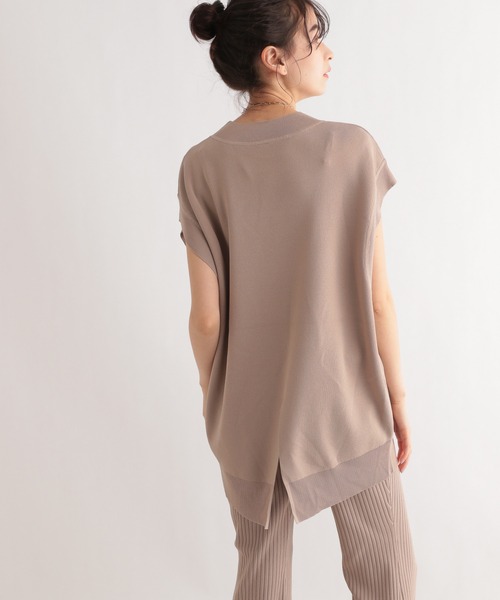 LE FOYER（ルフォワイエ）の「【一部カラーセットアップ展開】ニットベスト（ニット/セーター・レディース・アイボリー/ブラック/グレー・38）」の15枚目の写真