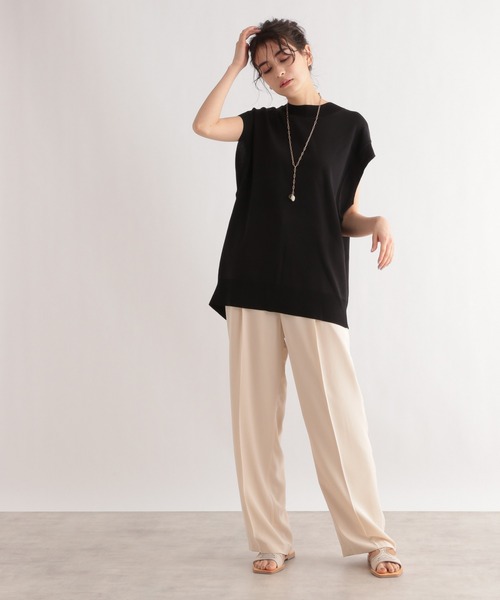 LE FOYER（ルフォワイエ）の「【一部カラーセットアップ展開】ニットベスト（ニット/セーター・レディース・アイボリー/ブラック/グレー・38）」の20枚目の写真