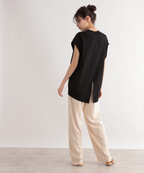 LE FOYER（ルフォワイエ）の「【一部カラーセットアップ展開】ニットベスト（ニット/セーター・レディース・アイボリー/ブラック/グレー・38）」の21枚目の写真