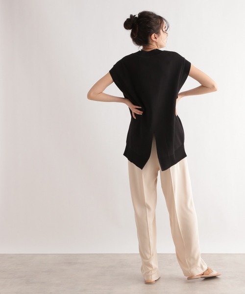 LE FOYER（ルフォワイエ）の「【一部カラーセットアップ展開】ニットベスト（ニット/セーター・レディース・アイボリー/ブラック/グレー・38）」の22枚目の写真