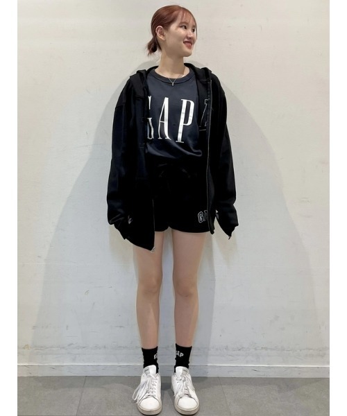 希少GAP ブラック ジップパーカー XS GAP 黒 ジップアップパーカー XS - メルカリ