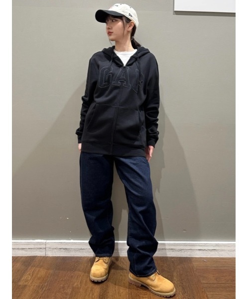 新品 GAP ギャップ ロゴ フルジップ パーカー ユニセックス ネイビー　M 楽天市場】(U)GAPロゴ フルジップパーカー(ユニセックス) GAP ギャップ