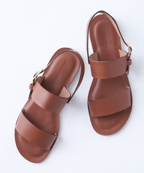 BEARDSLEY（ビアズリー）の「《FABIO RUSCONI/ファビオ・ルスコーニ》レザーサンダル（サンダル・レディース・ブラウン・38/36/37）」の13枚目の写真