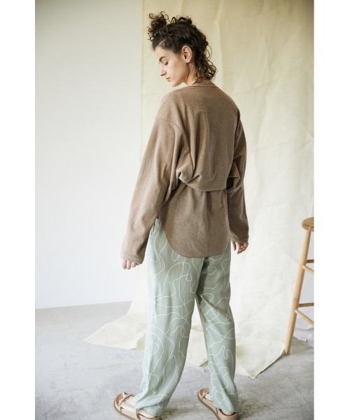 BLACK BY MOUSSY（ブラックバイマウジー）の「mini waffle bolero（ミニワッフルボレロ）（カーディガン/ボレロ・レディース・ホワイト/ベージュ/ネイビー・FREE）」の12枚目の写真