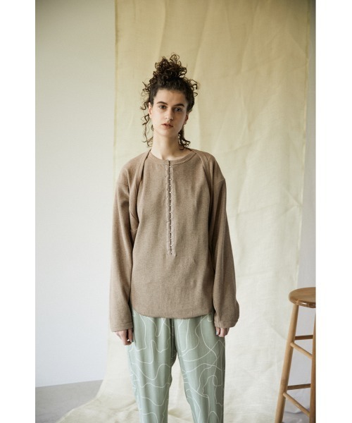 BLACK BY MOUSSY（ブラックバイマウジー）の「mini waffle bolero（ミニワッフルボレロ）（カーディガン/ボレロ・レディース・ホワイト/ベージュ/ネイビー・FREE）」の15枚目の写真