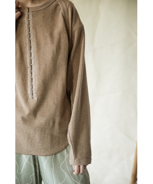 BLACK BY MOUSSY（ブラックバイマウジー）の「mini waffle bolero（ミニワッフルボレロ）（カーディガン/ボレロ・レディース・ホワイト/ベージュ/ネイビー・FREE）」の10枚目の写真