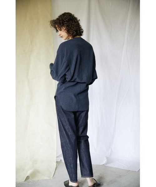 BLACK BY MOUSSY（ブラックバイマウジー）の「mini waffle bolero（ミニワッフルボレロ）（カーディガン/ボレロ・レディース・ホワイト/ベージュ/ネイビー・FREE）」の16枚目の写真