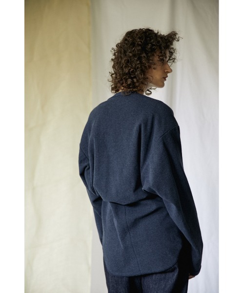 BLACK BY MOUSSY（ブラックバイマウジー）の「mini waffle bolero（ミニワッフルボレロ）（カーディガン/ボレロ・レディース・ホワイト/ベージュ/ネイビー・FREE）」の8枚目の写真