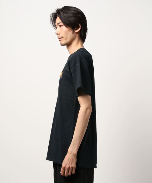 PROJECT SR'ES（プロジェクトエスアールエス）の「【GARFIELD/ガーフィールド】ALOHA刺繍Tシャツ（Tシャツ/カットソー・メンズ・ホワイト/ブラック/ベージュ・MEDIUM/LARGE）」の4枚目の写真