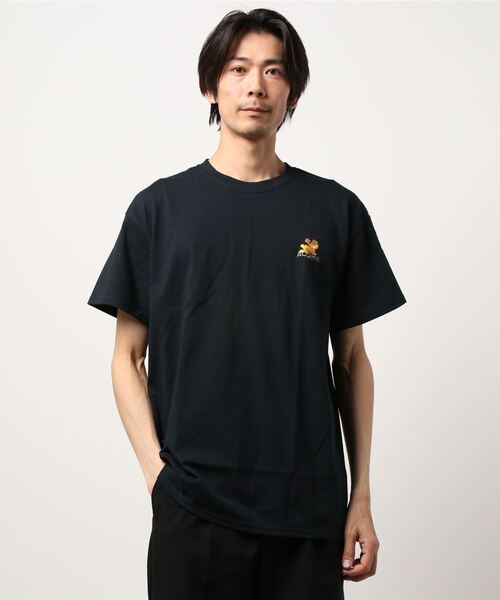 PROJECT SR'ES（プロジェクトエスアールエス）の「【GARFIELD/ガーフィールド】ALOHA刺繍Tシャツ（Tシャツ/カットソー・メンズ・ホワイト/ブラック/ベージュ・MEDIUM/LARGE）」の7枚目の写真