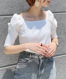 mysty woman | パワショル2WAYショートスリーブ 950570(Tシャツ/カットソー)