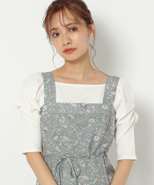 mysty woman（ミスティウーマン）の「パワショル2WAYショートスリーブ 950570（Tシャツ/カットソー・レディース・ブラック/オフホワイト/カーキ/ライトベージュ・FREE）」の17枚目の写真