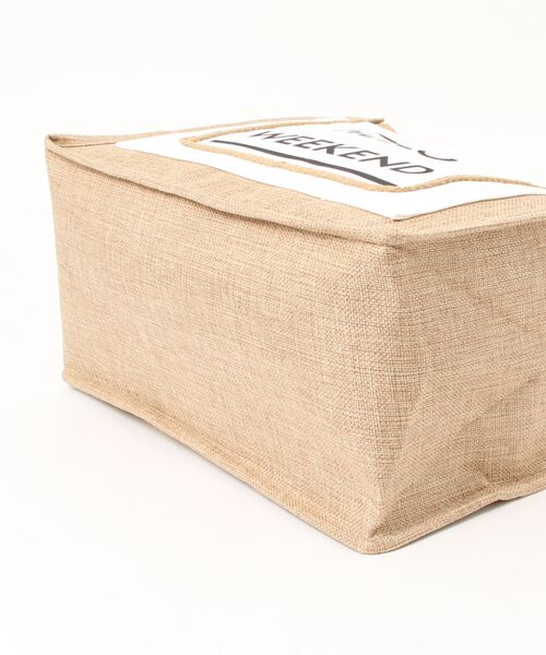 Anuenue（アヌエヌエ）の「レディースショルダートート HelloWeekend"ロゴバッグ"（トートバッグ・レディース・ホワイト/ブラック/グリーン・FREE）」の8枚目の写真