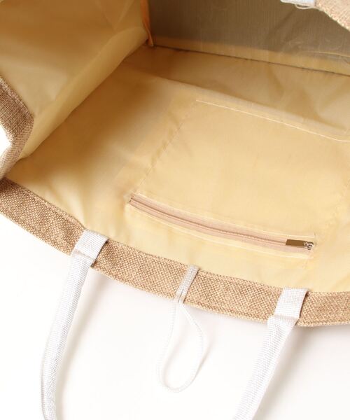 Anuenue（アヌエヌエ）の「レディースショルダートート HelloWeekend"ロゴバッグ"（トートバッグ・レディース・ホワイト/ブラック/グリーン・FREE）」の9枚目の写真