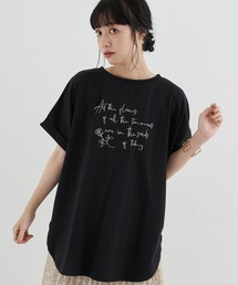 earth music&ecology | All the flowers ドルマンチュニック ＊(Tシャツ/カットソー)