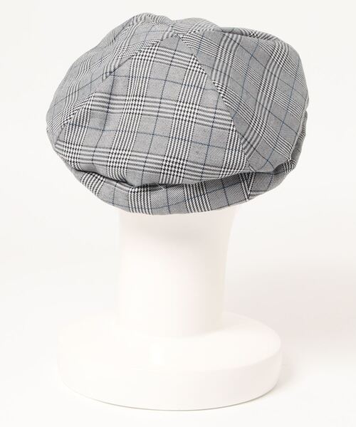 Gloria Cords（グロリアコード）の「/Gloria Cordes/パネルベレー（ハンチング/ベレー帽・レディース・グレー/チャコールグレー・FREE）」の3枚目の写真