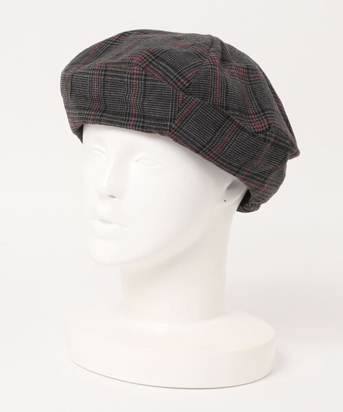 Gloria Cords（グロリアコード）の「/Gloria Cordes/パネルベレー（ハンチング/ベレー帽・レディース・グレー/チャコールグレー・FREE）」の6枚目の写真