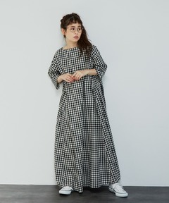 アソート柄バックリボンデザインワンピース（ワンピース）｜apres jour 