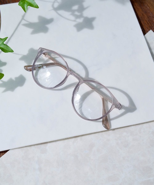 ROPE' PICNIC（ロペピクニック）の「デザインメタルフレーム曇りどめ付PCメガネ（メガネ・レディース・ホワイト/グレー系その他/ベージュ系その他・FREE）」の2枚目の写真
