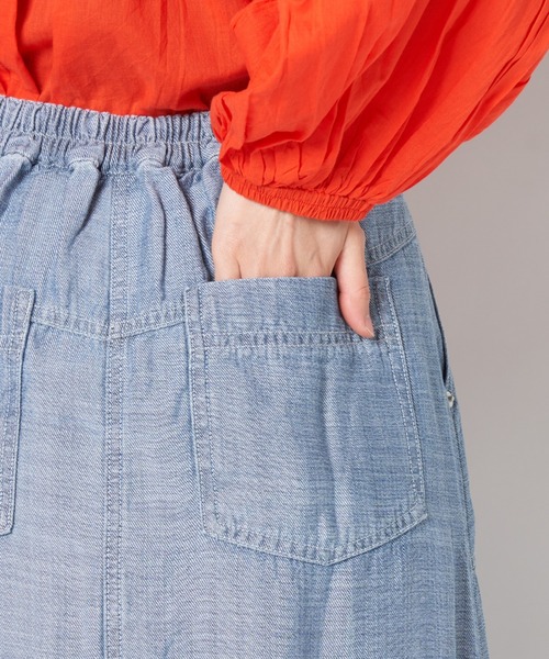ライチ(ライチ)の「vingtrois/998-54147(デニムスカート・レディース・ブルー/ネイビー・FREE)」の7枚目の写真