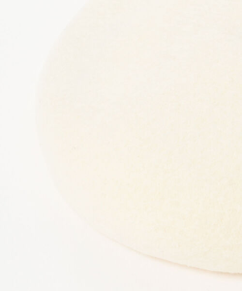 こども ビームス（コドモビームス）の「INFIELDER DESIGN × こども ビームス / 配色 チョビ ベレー帽 (S～M)（ハンチング/ベレー帽・キッズ・グレー/オフホワイト/ピンク/ライトブラウン/ケリー/イエロー系その他5/ネイビー・S(約49cm）/M(約52cm））」の10枚目の写真