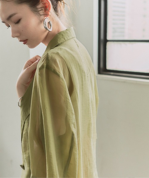 titivate（ティティベイト）の「ﾃｰﾗｰﾄﾞｼｱｰｼﾞｬｹｯﾄ（テーラードジャケット・レディース・ブラウン/ピンク/グリーン・S/M）」の7枚目の写真