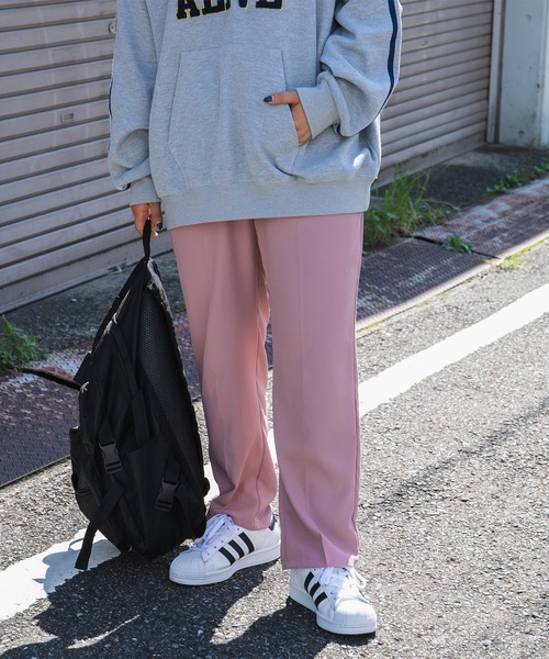 kutir(クティール)の「【紐付き】カラーテーパードパンツ(スラックス・レディース・ブラック/レッド/ピンク/ブルー/グリーン/アイボリー・SMALL/MEDIUM/LARGE)」の5枚目の写真