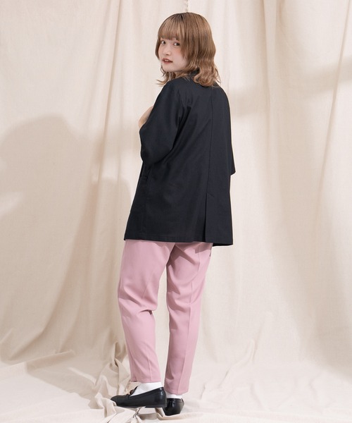 kutir(クティール)の「【紐付き】カラーテーパードパンツ(スラックス・レディース・ブラック/レッド/ピンク/ブルー/グリーン/アイボリー・SMALL/MEDIUM/LARGE)」の21枚目の写真