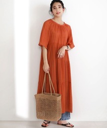 スタイルアップ◆リラックスティアードワンピース