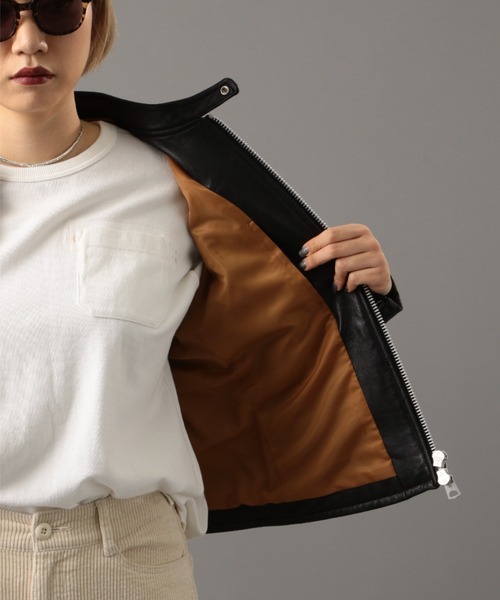 Retro Grade（レトログレード）の「【RETRO GRADE】 レトログレード/ SINGLE RIDERS/ シングルライダース（ライダースジャケット・レディース・ブラック・MEDIUM/X-SMALL/SMALL/LARGE/X-LARGE）」の10枚目の写真