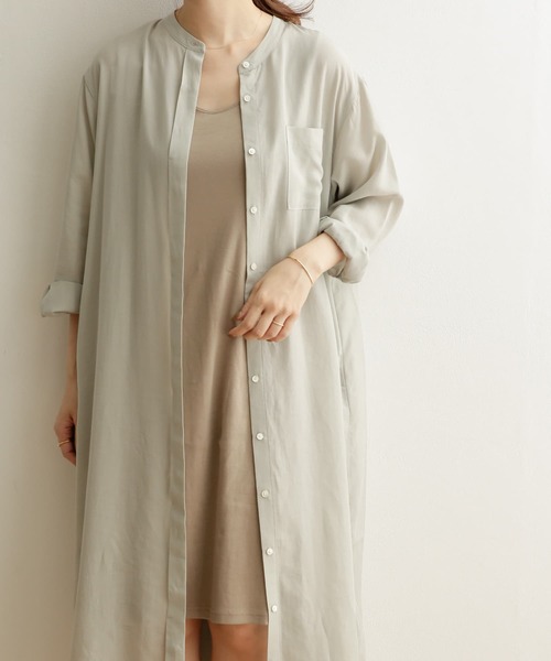 URBAN RESEARCH DOORS(アーバンリサーチドアーズ)の「タンクトップワンピース(ワンピース・レディース・チャコールグレー/グレー系その他/オフホワイト・ONE)」の7枚目の写真