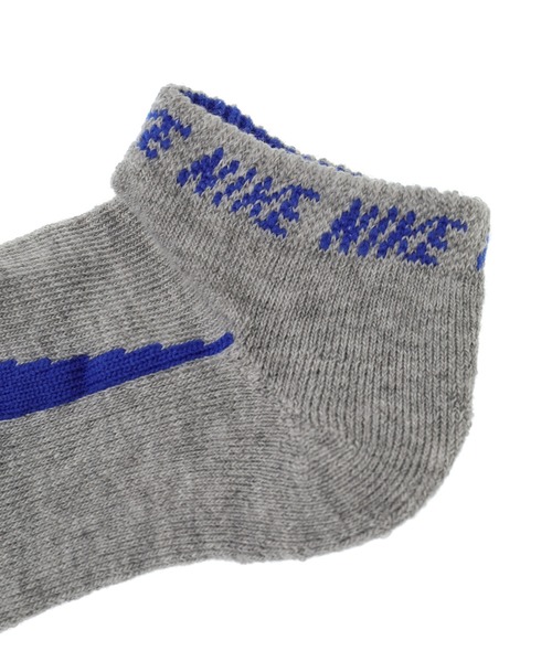 NIKE（ナイキ）の「NIKE/ナイキ SIMPLE SWOOSH HBR NO SHOW 3PK/シンプル スウォッシュ HBR ショー 3PK（ソックス/靴下・キッズ・ブラック系その他/グレー系その他/マルチ・17-21cm）」の6枚目の写真