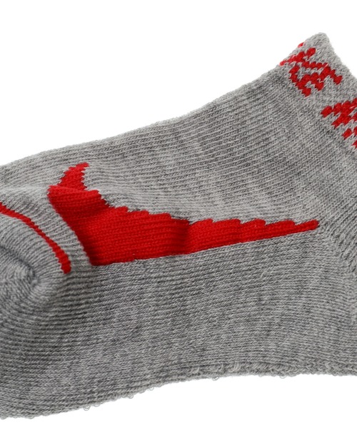 NIKE（ナイキ）の「NIKE/ナイキ SIMPLE SWOOSH HBR NO SHOW 3PK/シンプル スウォッシュ HBR ショー 3PK（ソックス/靴下・キッズ・ブラック系その他/グレー系その他/マルチ・17-21cm）」の9枚目の写真
