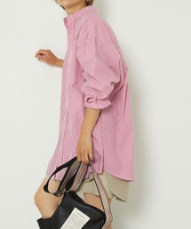 FREAK'S STORE | 【WEB限定】カラーストライプビッグカフスシャツ(シャツ/ブラウス)