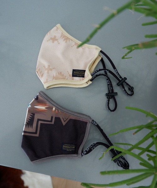 MANASTASH(マナスタッシュ)の「MANASTASH×PENDLETON/マナスタッシュ×ペンドルトン 2P MASK(HALF&HALF) HOLDER & CASE マスク(マスク・メンズ・その他・FREE)」の2枚目の写真