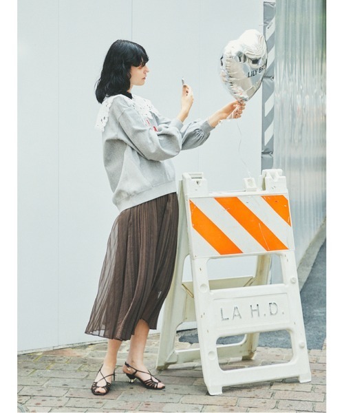 LILY BROWN（リリーブラウン）の「ロゴスウェット（スウェット）」 - WEAR