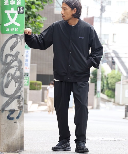 THOUSAND MILE（サウザンドマイル）の「THOUSAND MILE/サウザンドマイル WAVE STADIUM SET UP ブルゾン/パンツ/サコッシュ３点セット/セットアップ（ブルゾン・メンズ・ブラック・XL/M/L）」の8枚目の写真