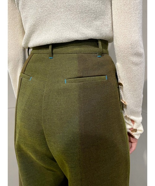 PAMEO POSE（パメオポーズ）の「Perfect Trousers（スラックス・レディース・カーキ/グレー/ブラック・LARGE/SMALL）」の8枚目の写真