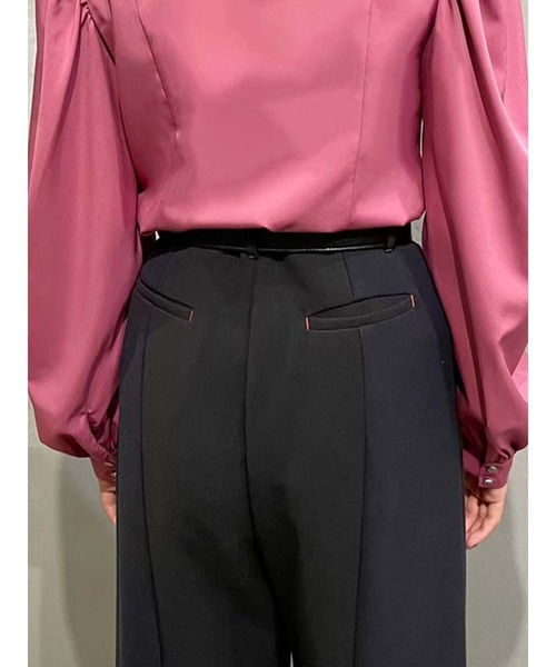 PAMEO POSE（パメオポーズ）の「Perfect Trousers（スラックス・レディース・カーキ/グレー/ブラック・LARGE/SMALL）」の6枚目の写真