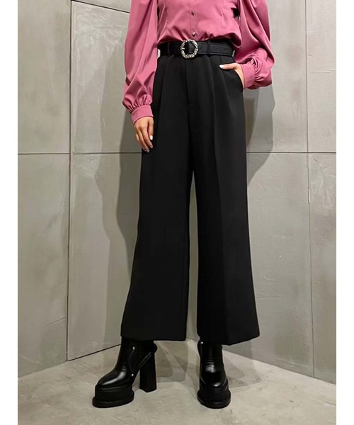 PAMEO POSE（パメオポーズ）の「Perfect Trousers（スラックス・レディース・カーキ/グレー/ブラック・LARGE/SMALL）」の5枚目の写真