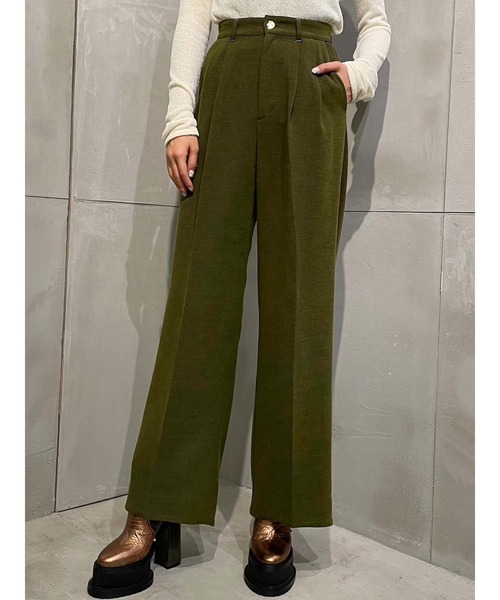 PAMEO POSE（パメオポーズ）の「Perfect Trousers（スラックス・レディース・カーキ/グレー/ブラック・LARGE/SMALL）」の7枚目の写真